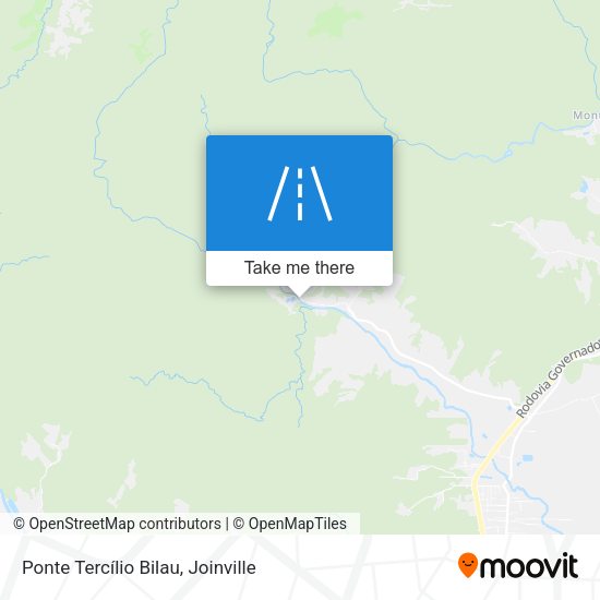 Ponte Tercílio Bilau map