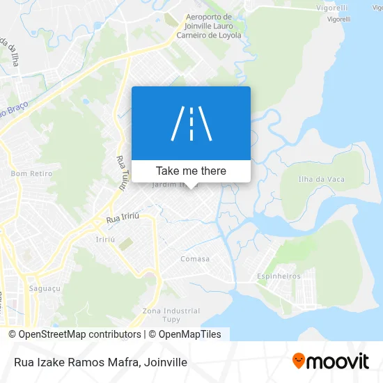 Rua Izake Ramos Mafra map