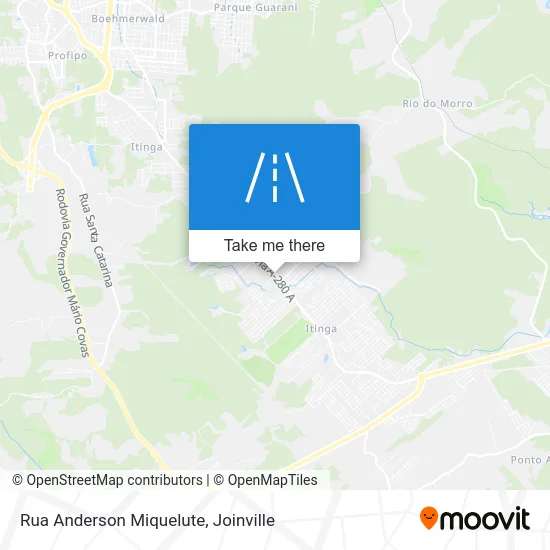 Rua Anderson Miquelute map