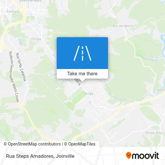 Rua Steps Amadores map
