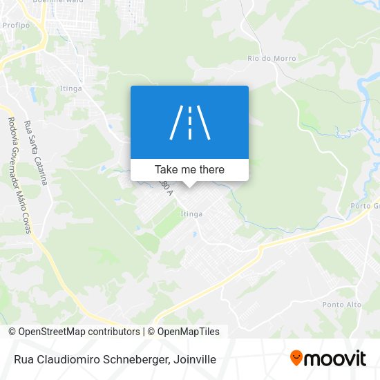 Rua Claudiomiro Schneberger map
