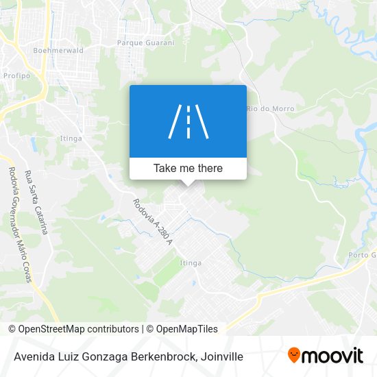 Avenida Luiz Gonzaga Berkenbrock map