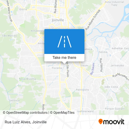 Rua Luiz Alves map