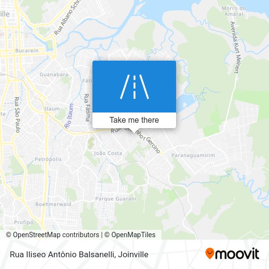 Rua Iliseo Antônio Balsanelli map