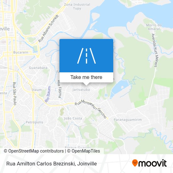 Rua Amilton Carlos Brezinski map