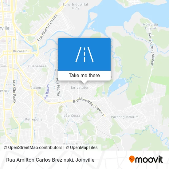 Rua Amilton Carlos Brezinski map
