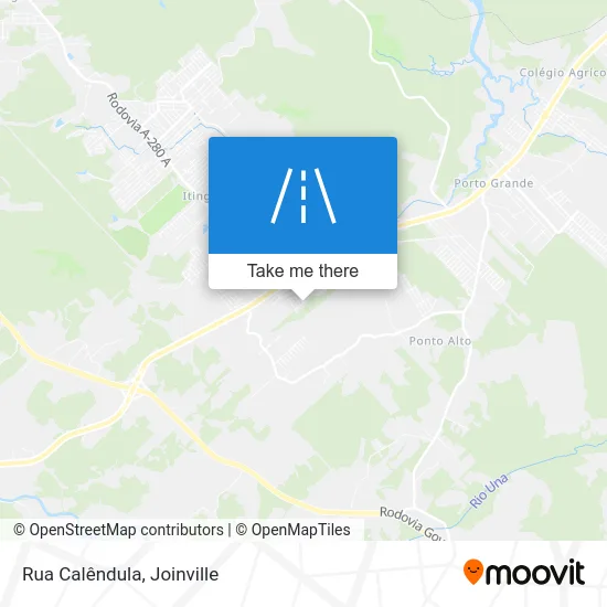 Rua Calêndula map