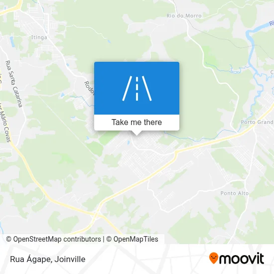 Rua Ágape map