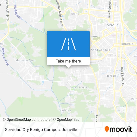 Servidão Ory Benigo Campos map