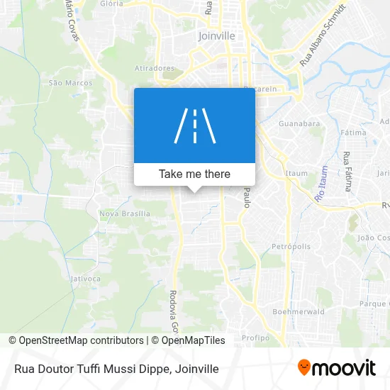 Rua Doutor Tuffi Mussi Dippe map