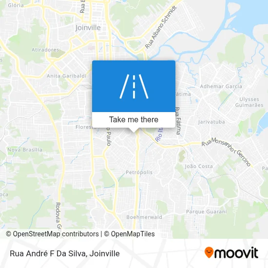 Rua André F Da Silva map