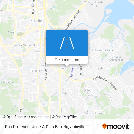 Rua Professor José A Dias Barreto map