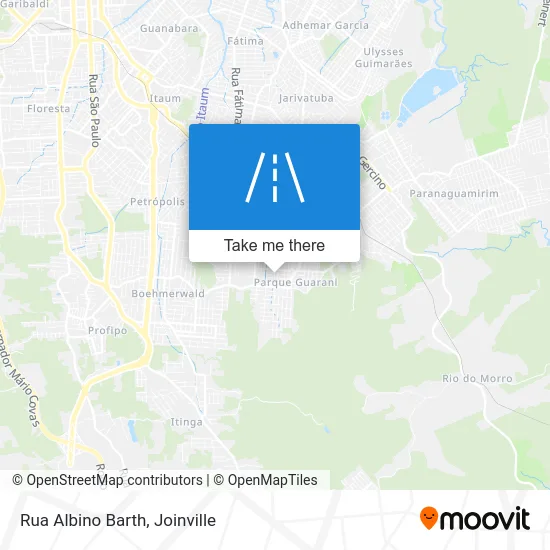 Rua Albino Barth map