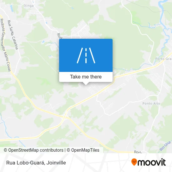 Rua Lobo-Guará map