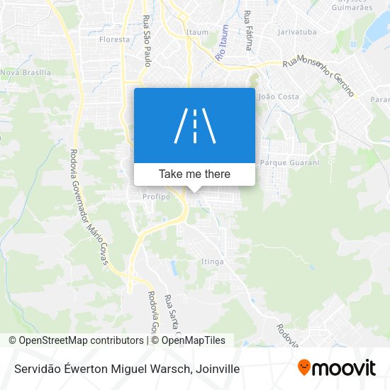 Servidão Éwerton Miguel Warsch map