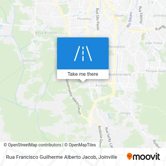 Rua Francisco Guilherme Alberto Jacob map