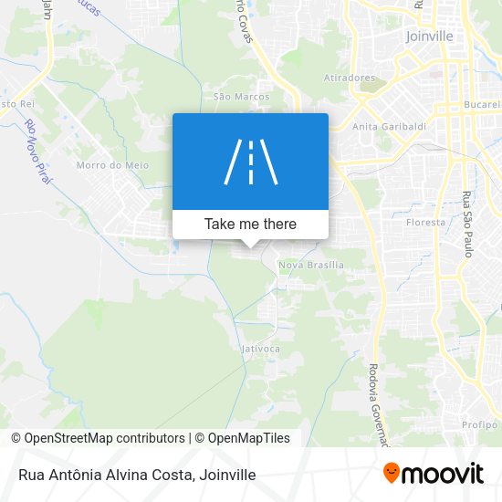 Rua Antônia Alvina Costa map