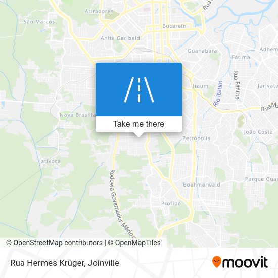Rua Hermes Krüger map
