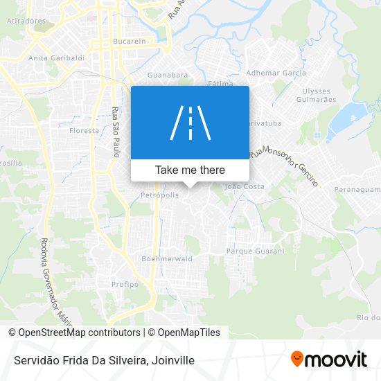 Servidão Frida Da Silveira map