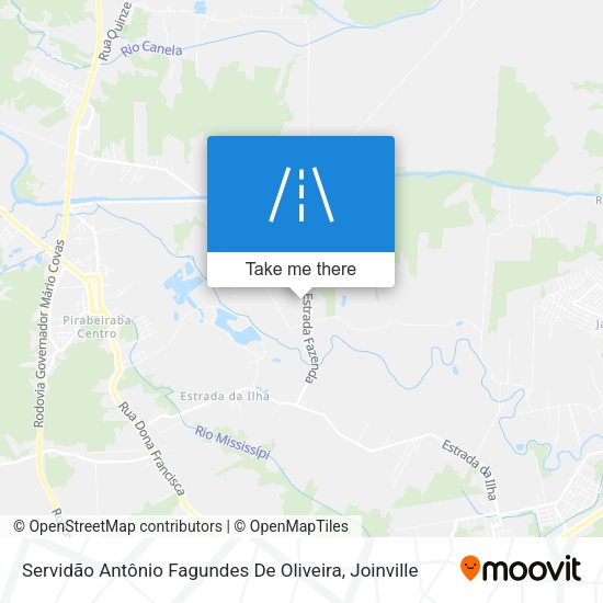Servidão Antônio Fagundes De Oliveira map