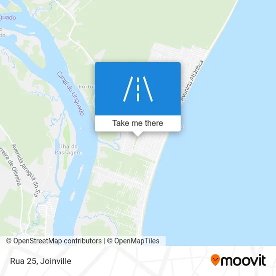 Rua 25 map