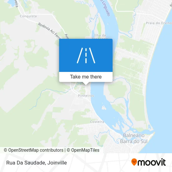 Rua Da Saudade map