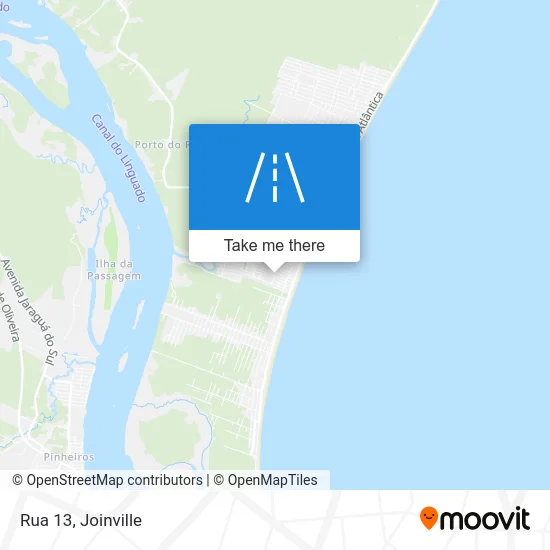 Rua 13 map
