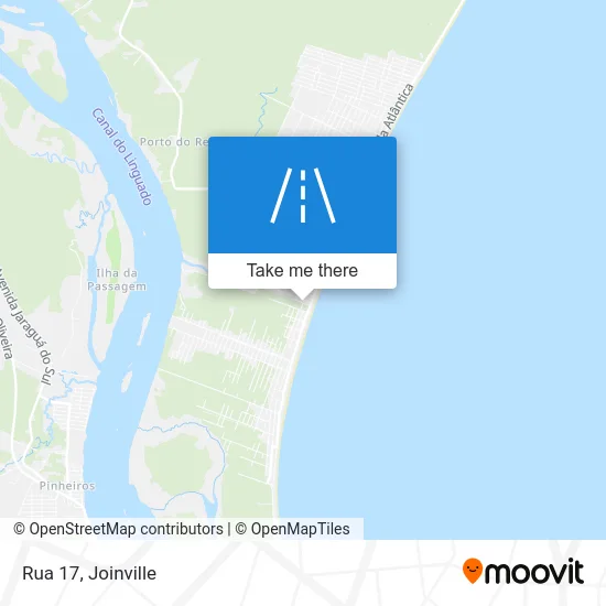 Rua 17 map