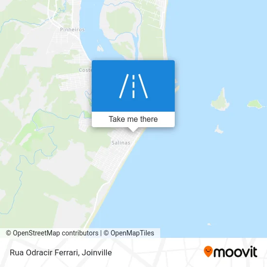 Rua Odracir Ferrari map