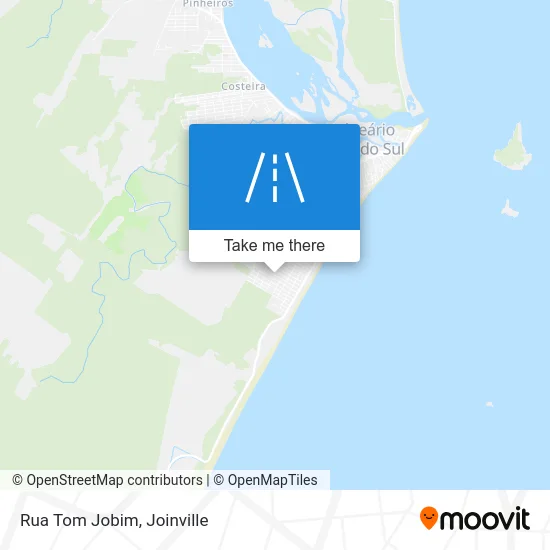 Rua Tom Jobim map