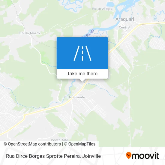 Rua Dirce Borges Sprotte Pereira map