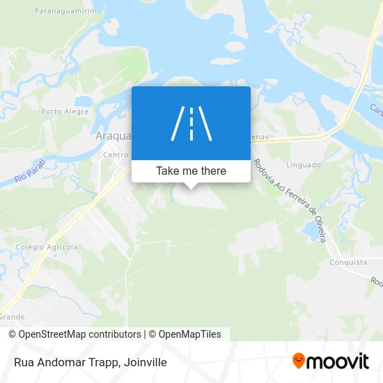 Rua Andomar Trapp map