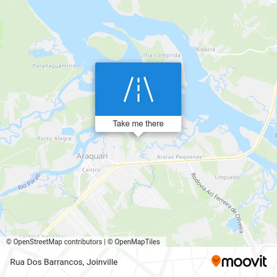 Rua Dos Barrancos map