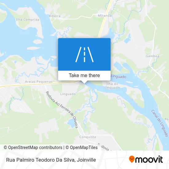 Rua Palmiro Teodoro Da Silva map