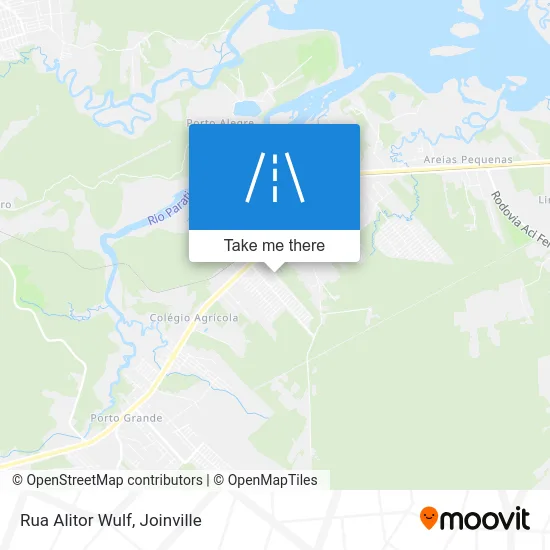 Rua Alitor Wulf map