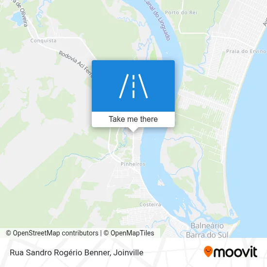 Rua Sandro Rogério Benner map