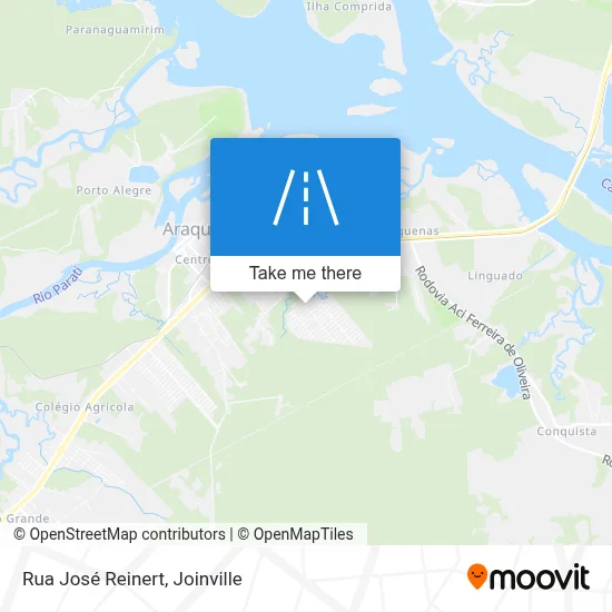Rua José Reinert map