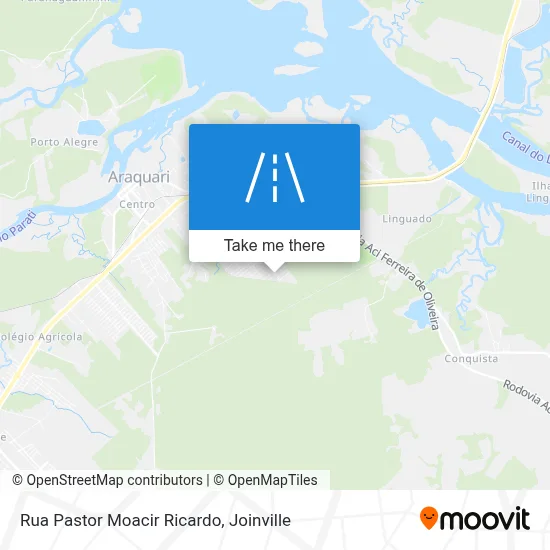 Rua Pastor Moacir Ricardo map