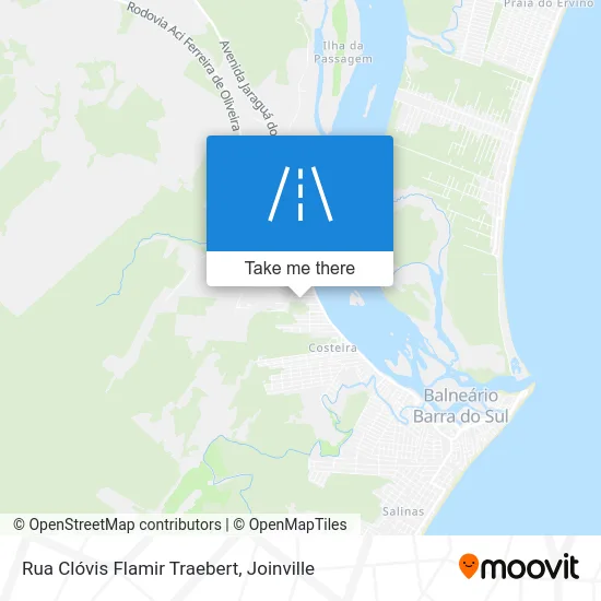 Rua Clóvis Flamir Traebert map
