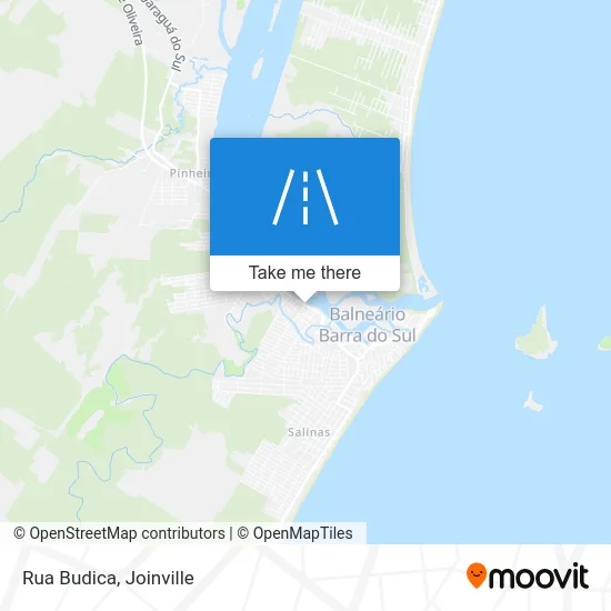 Rua Budica map