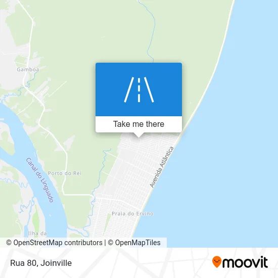 Rua 80 map