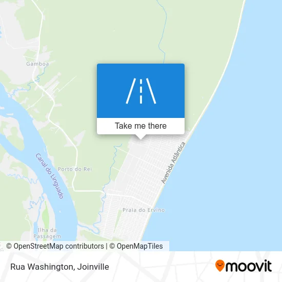 Rua Washington map