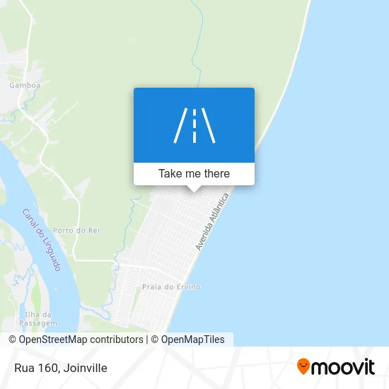 Rua 160 map