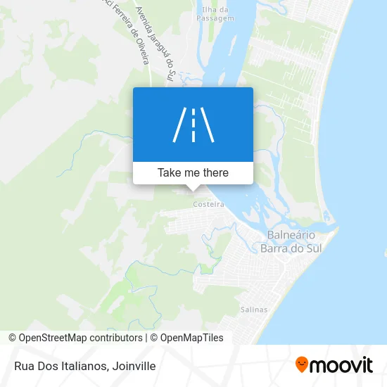 Rua Dos Italianos map