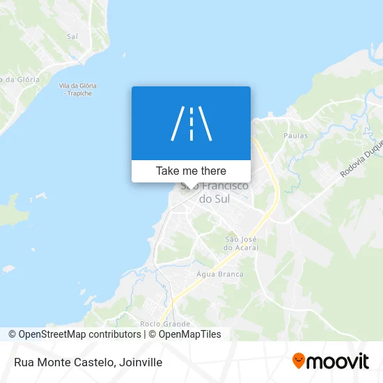 Rua Monte Castelo map