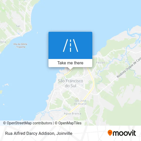 Rua Alfred Darcy Addison map