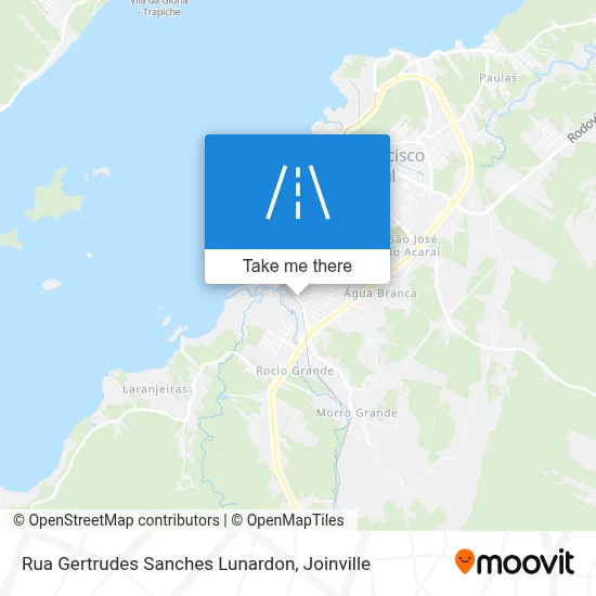 Rua Gertrudes Sanches Lunardon map