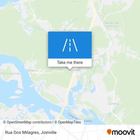 Rua Dos Milagres map