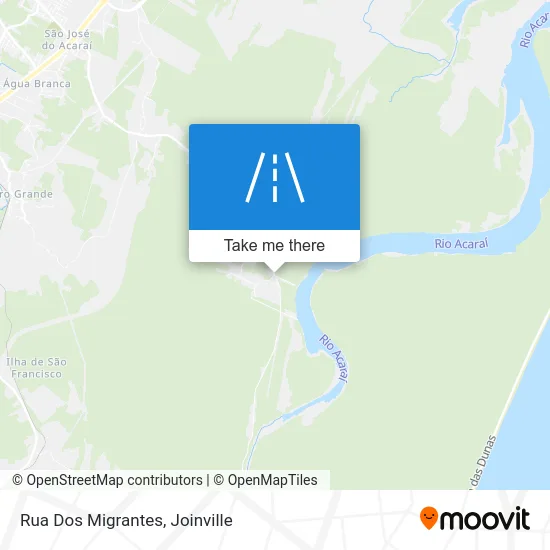 Rua Dos Migrantes map