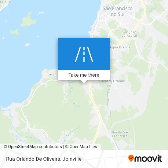 Rua Orlando De Oliveira map